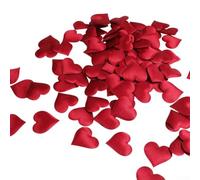 Abbagliante tocco decorativo per dare sfogo alla creatività con la nostra confezione da 200 petali a forma di cuore in morbida seta (rosso vinaccio)