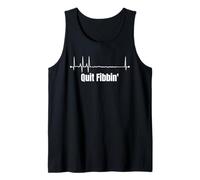 Abbandona Fibbin' Cardiologia Battito cardiaco Divertente Infermiera Cardiaca Canotta