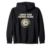Abbassa Il Volume di masticazione Scherzo Buone maniere Umorismo Felpa con Cappuccio