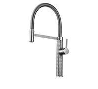 Abbassa la testa spray a scomparsa del rubinetto della cucina con costruzione in rame da 60 cm di costruzione moderna di cannoniere disponibile in più colori Aqiong