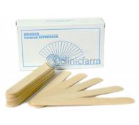 ABBASSALINGUA in LEGNO MONOUSO NON STERILI confezione da 100 pz.