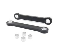 Abbassamento dei collegamenti compatibile con V-1100 XVS1100 1998-2009 e V-1100 personalizzato per tutti gli anni collegamenti a caduta di sospensione motociclistica(Black)