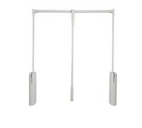 Abbassare il guardaroba del guardaroba per il guardaroba a traino a traino a piedi per tiro a bordo Cloakroom Cloakroom Cloakroom Assalto del cuscinetto per il guardaroba (bianco 500-700 mm) Beauty