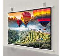 Abbassare lo schermo del proiettore, Schermo for proiettore a scomparsa da 30", 40", 50", 60", 72", schermo for proiettore manuale HD 4:3/16:9 for ufficio(0.672916666666667,50")