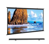 Abbassare lo schermo del proiettore, Schermo for proiettore a scomparsa manuale da 30" 40" 50" 60" 72" Schermo for proiezione HD 4K 4:3 16:9(0.16875,40")
