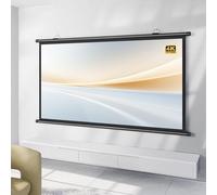 Abbassare lo schermo del proiettore, Schermo for proiettore a scomparsa manuale Schermo for proiezione HD 4K Schermo cinematografico da 40" 50" 60" 72"(0.16875,60")