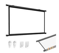 Abbassare lo schermo del proiettore, Schermo for proiettore manuale da 30", 40", 50", 60", 72", schermo for proiezione di film HD 16:9/4:3(0.672916666666667,60")