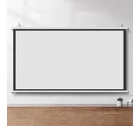 Abbassare lo schermo del proiettore, Schermo for proiettore portatile da 30", 40", 50", 60", 72", schermo antirughe pieghevole portatile(0.16875,50")