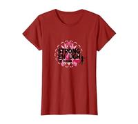 Abbastanza Forte da Indossare Il Rosa: consapevolezza del Cancro al Seno Maglietta, Donna, Mirtillo Rosso, M
