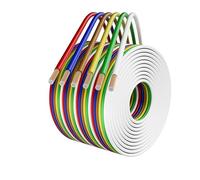 Abbastanza lungo 14 Calibro 50 Ft 6-Way Conduttore Trailer Cablaggio Legato, Stranded CCA Parallelo Lampada LED Kit di cavi di collegamento per RV Camper Barca Rimorchio Automotive& Tutte le esigenze