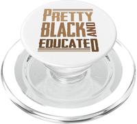 Abbastanza nero e istruito io sono la forte regina africana PopSockets PopGrip per MagSafe