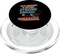 Abbastanza vecchio per andare in pensione abbastanza forte da parasail PopSockets PopGrip per MagSafe