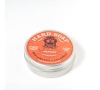 ABBATE Y LA MANTIA: Saponetta Solida da Barba al Bergamotto di Calabria - Idratante e Lenitiva - Con Latte di Giumenta e Zafferano - 80g - Made in Italy