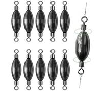 Abbdbd 10 Pezzi Piombini Pesca in Rame Accessori per Pesi Pesca Girevoli Connettore per Gancio per Pesi Attrezzatura Pesca Portatile