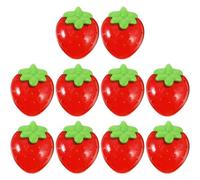 Abbdbd 10 Scatole di Caramelle a Forma di Fragola, Piccole Scatole di Caramelle a Forma di Frutta, Mini Contenitori per Dolci, Dolcetti E Articoli.