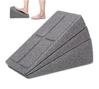 Abbdbd 3 Pezzi Tavola Inclinata Blocchi a Cuneo per Squat Tavola Inclinata Regolabile E Barella per Polpacci Blocco a Cuneo in Schiuma Antiscivolo per Stretching, Estensore per Gambe