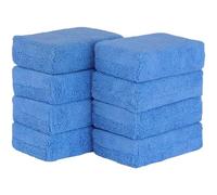 Abbdbd 8 Pz Cuscinetti Applicatori per Cera in Microfibra Spugne per Dettagli Auto Cuscinetti per Applicazione in Morbida Schiuma Lavabile per Smalto 12x8x4 Cm