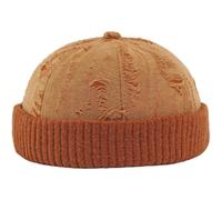 Abbdbd Bonnet Unisexe En Déchirée, Style Gothique, Sans Bord, Chaud Épais, pour Femme.