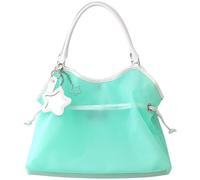 Abbdbd Borsa a Tracolla Star Tote Hobo, Borsa a Spalla in PVC, Borsa Trasparente Versatile Stile Y2k con Coulisse per Viaggi E Shopping