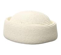 Abbdbd Cappello a Cloche di Paglia, Cappelli Estivi Sole, Fedora retrò per Matrimoni, Berretto alla Moda, Fascinator di Paglia, Cappello Pittore di Design