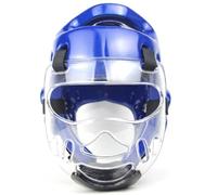 Abbdbd Copricapo Karate per Bambini Casco per Arti Marziali MMA, Copricapo Rimovibile con Visiera per Sparring Grappling Muay Thai Kickboxing Taekwondo Training