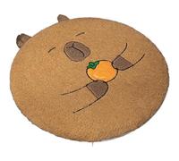 Abbdbd Cuscino per Sedile Capibara Cuscino per Capibara Imbottito Antiscivolo Cuscino per Sedile Ispessimento Rotondo Cuscino per Sedia Artefatto Sedentario Tappetino per Sedere