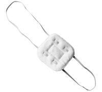 Abbdbd Maschera per Occhi Singola Benda per Occhi Bianca Maschera per Occhi Confortevole Regolabile per Benda sull'occhio per Bambini Adulti