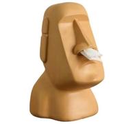 Abbdbd Porta Tovaglioli retrò con Statua Moai 'Isola di Pasqua, Porta Tovaglioli retrò, con Ritratto 'Isola di Pasqua, Porta Tovaglioli per Hotel, Casa, caffè