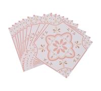 Abbellisci i tuoi dintorni 10 pezzi adesivi per piastrelle motivo rosa impermeab