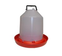 Abbeveratoio a sifone in plastica con manico capacità 5 lt per polli e galline