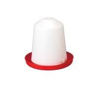 ABBEVERATOIO A SIFONE IN PLASTICA PER PULCINI- - lt.1.5 ø cm.20x16h. - 12 pezzi