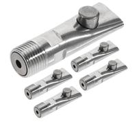 Abbeveratoio automatico per bovini in acciaio inox rame 5 pezzi | Colore argento, riduce la manodopera, anti-perdita e risparmio idrico, per mucche e allevamento