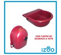 Abbeveratoio automatico per cani cavalli in plastica con scarico e galleggiante