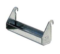 Abbeveratoio in lamiera zincata per polli, con ganci, lunghezza 30 cm