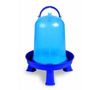 Abbeveratoio inclinato con maniglia e piedini - 8 litri In plastica trasparente