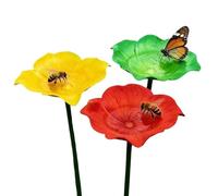 Abbeveratoio per , 3 bicchieri metallici per bere, abbeveratoio per farfalle, per uso in spazi esterni, giardini, , cortili, e farfalle
