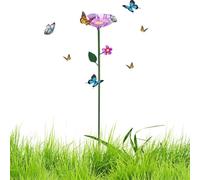- Abbeveratoio per acqua, vasca per uccelli a forma di fiore e mangiatoia da giardino, ciotola per cibo e acqua, per cortili, terrazze, prati, paesaggi, fattorie, balconi