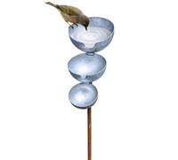 Abbeveratoio per api, ciotola per l'alimentazione dell'acqua a forma di farfalla, decorazione per il giardino, per cortile, patio, padiglione, prato, vialetto, arte all'aperto