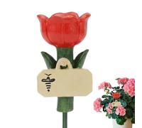 Abbeveratoio per api floreali, stazione di alimentazione da giardino, piatto per nettare da esterno da 6 x 18 cm con colori vivaci, alimentatore decorativo per animali, design paesaggistico per il