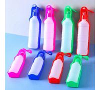 Abbeveratoio per cani, bottiglia d'acqua portatile per animali da compagnia per attività all'aperto Sacchetti per escrementi di animali domestici,Rosa 500ML,Rosa 250ML,Verde 500ML,Verde 250ML,Blu 500M