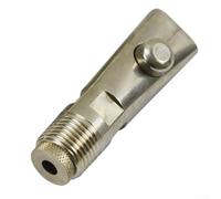 Abbeveratoio per capezzoli di maiale in acciaio inox resistente, alimentatore automatico per maiali e capre, resistente alla ruggine, kit NPT da 1,27 cm (A)