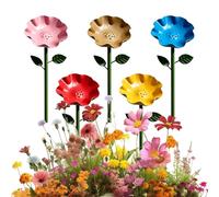 Abbeveratoio per da giardino 5 Pezzi Puntali Metallici Decorativi a Forma | Tazze Per E Farfalle Da Giardino ambienti esterni, cortili, terrazze, cortile, patio, prato, giardino e prateria