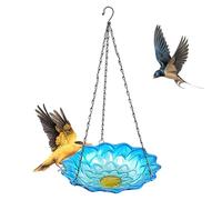 Abbeveratoio per | Dispensatore Alimentare a Appendibile - Acqua Design Petali di - per Osservare, Giardino, Balcone, Cortile, Recinzione, Terrazza