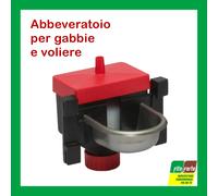 ABBEVERATOIO PER GABBIE MULTIUSO BEVERINO A LIVELLO PULCINI GALLINE VASCA ALLUMI