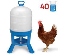 Abbeveratoio per galline polli da litri 40 a sifone
