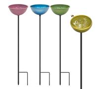 Abbeveratoio per , per farfalle, 4 pezzi, abbeveratoio resistente alla ruggine per , su terrazza, prato, , patio, residenza, giardino, all'aperto e patio