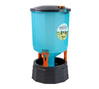 Abbeveratoio per pollame a cavalletto, 45 litri in plastica, impilabile 45 l blu