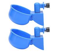 Abbeveratoio per pollame Kit per abbeveratoio per pollame Filettato Tazza per acqua auto-riempitiva Ciotola per pollame per pollame fai-da-te Quaglia Pollo, anatra, uccello, colomba, abbeveratoi (conf