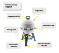 Abbeveratoio per polli abbeveratoio per pollame abbeveratoio in plastica con ...