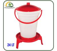 ABBEVERATOIO PER POLLI RAPID CLEAN IN PVC RESISTENTE 24LT PER GALLI E GALLINE